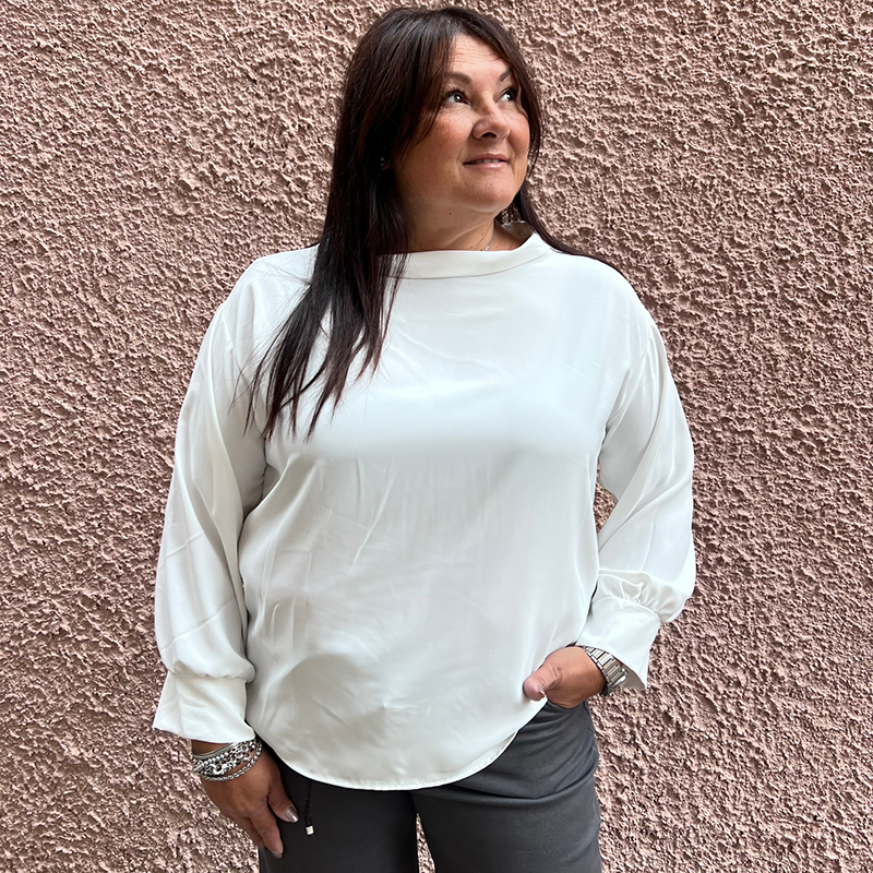 Casacca curvy con collo ad anello Curvy Accessories